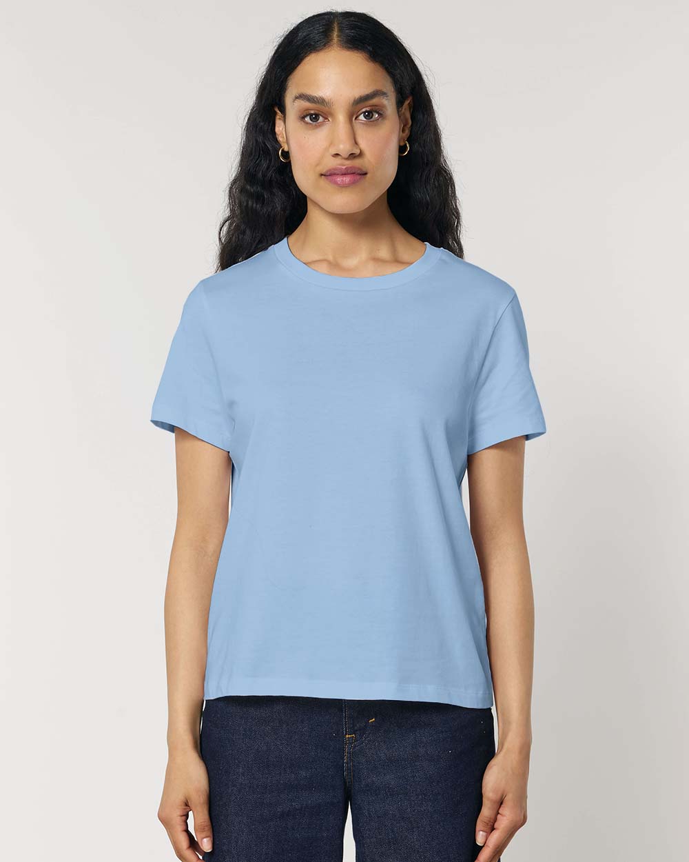 T-shirt, kvinder medium fit