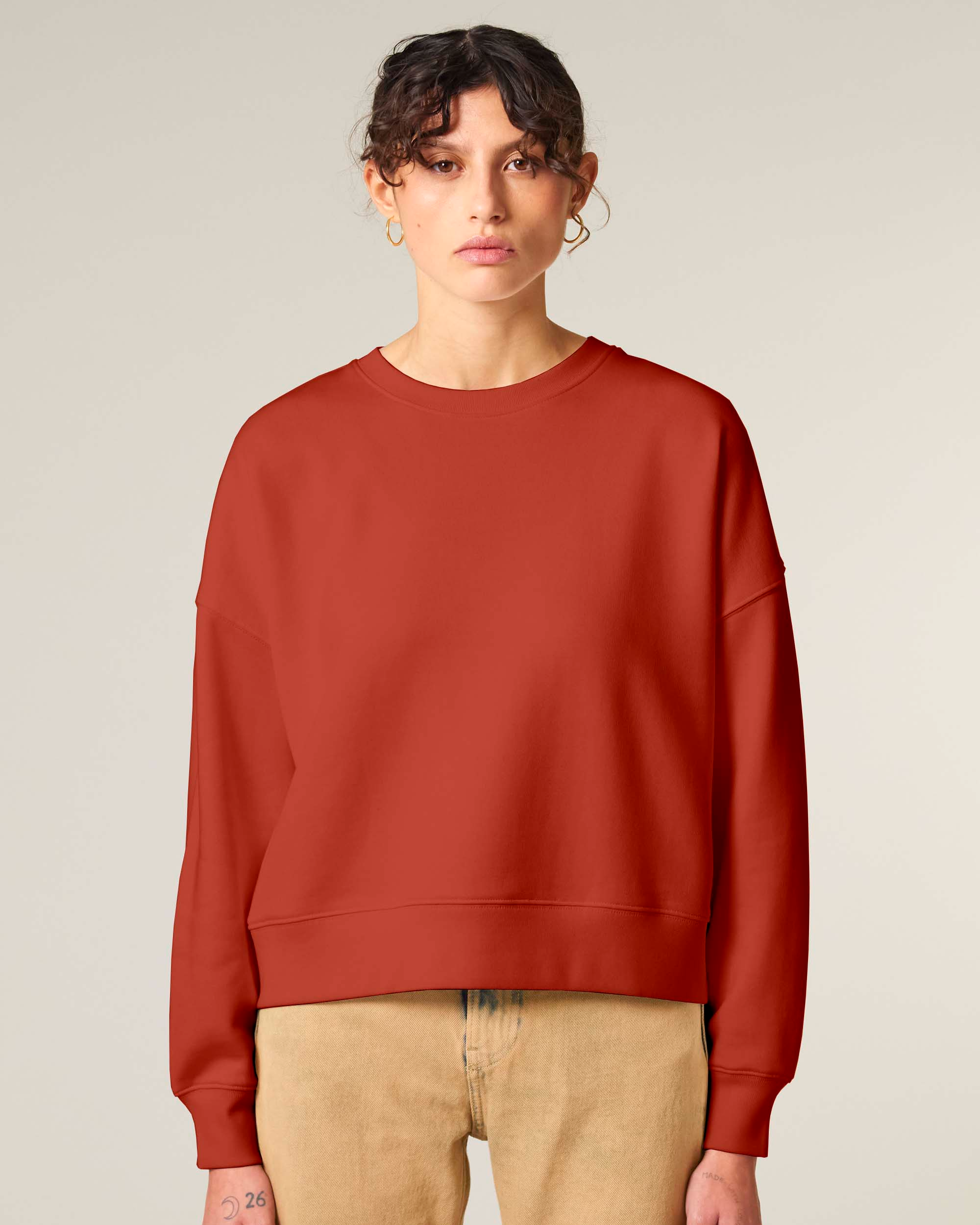 College naisille, oversize cropped