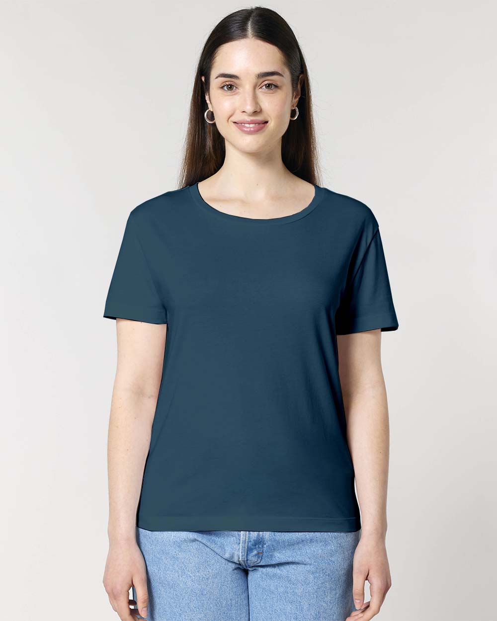 T-shirt, kvinder medium fit